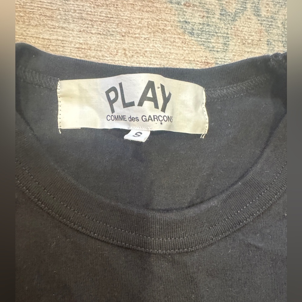 Comme des Garcons heart logo L/S Tee - Picture 3 of 4